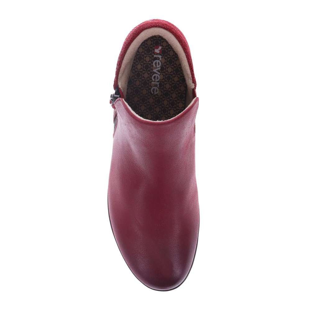 Damascus Wedged Boot - Cherry French/Lizard