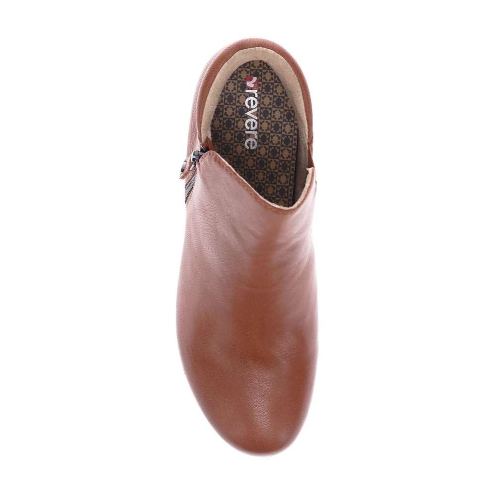 Damascus Wedged Boot - Cognac