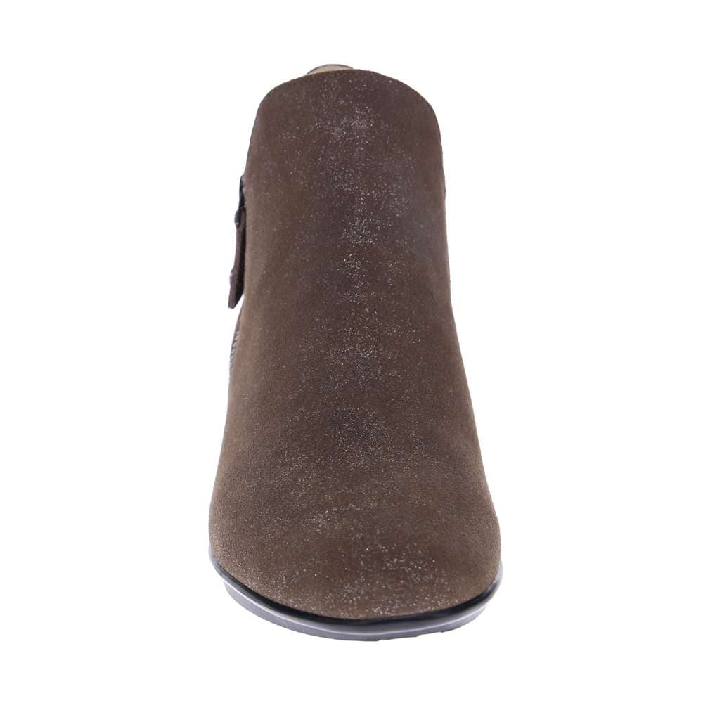 Damascus Wedged Boot - Rusty Metallic