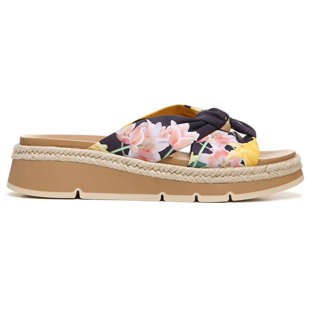Dayana Slide - Yellow Multi