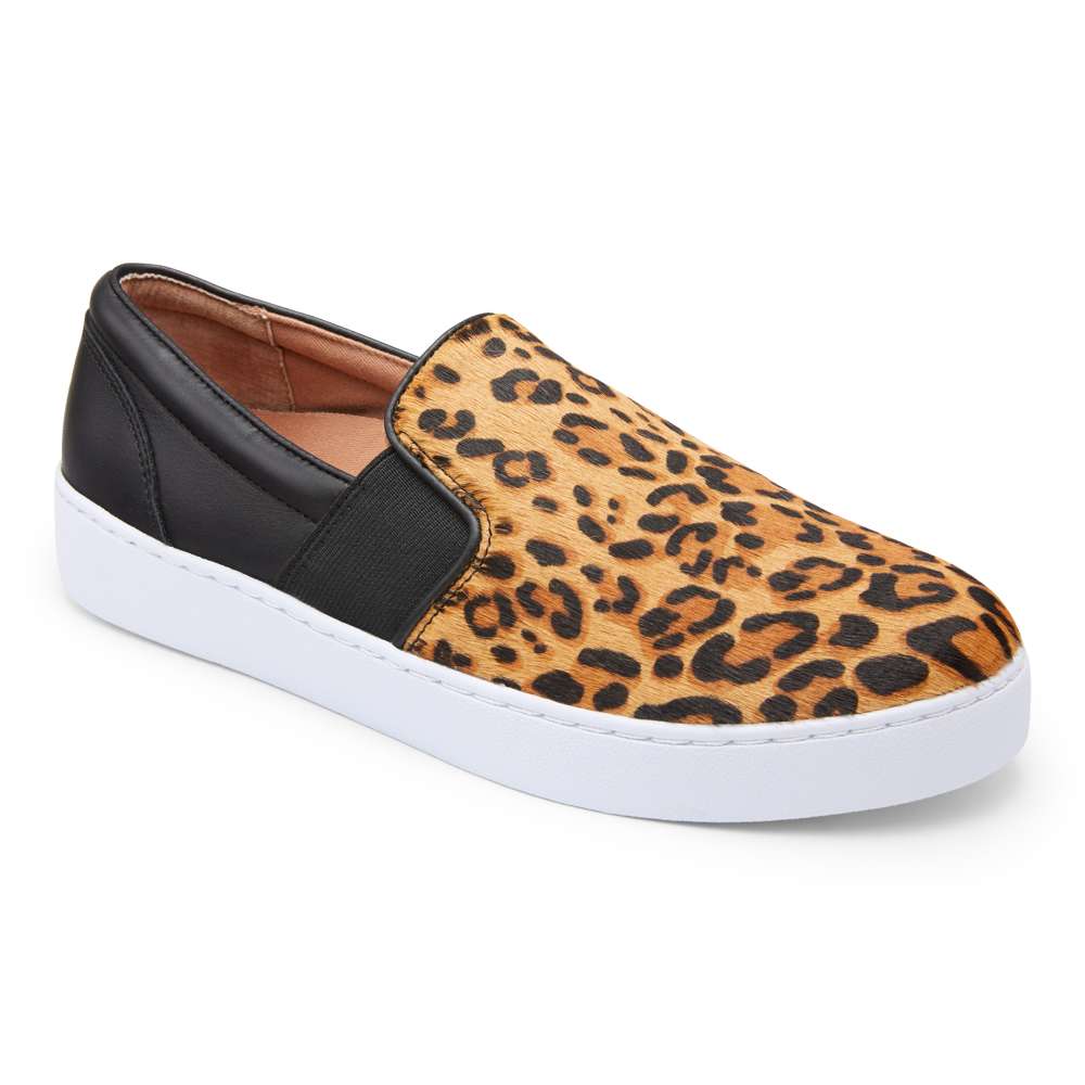 Demetra Slip-On Sneaker - Tan Leopard