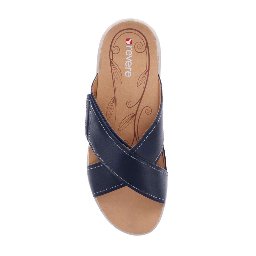 Denia Slide - Blue French