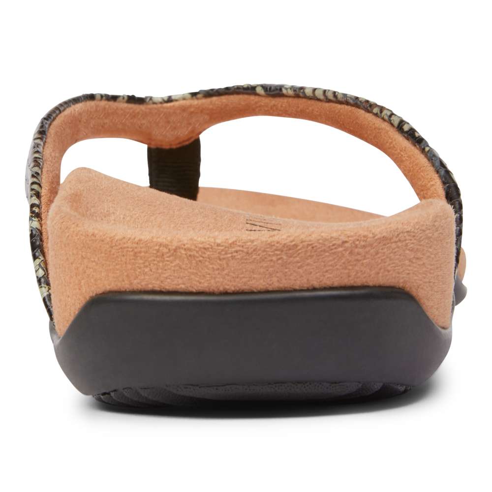 Dillon Toe Post Sandal - Boa Black