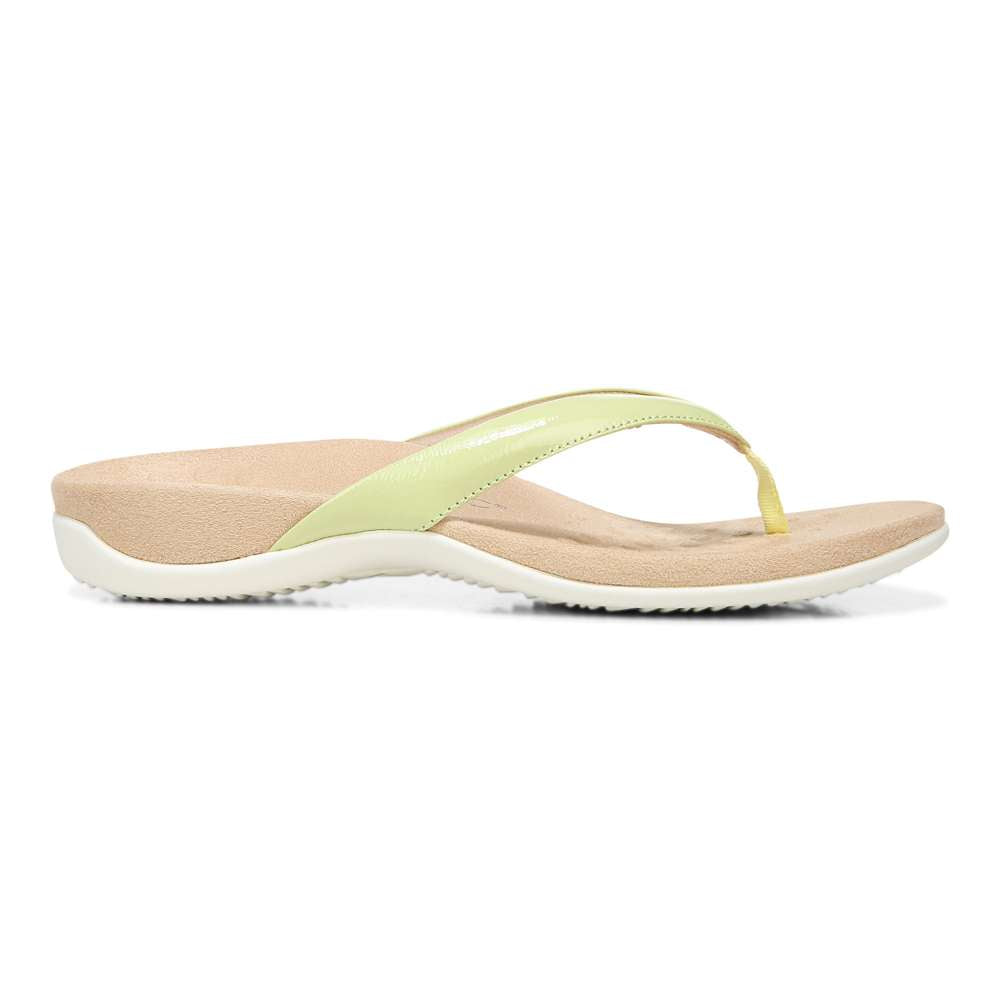 Dillon Toe Post Sandal - Pale Lime