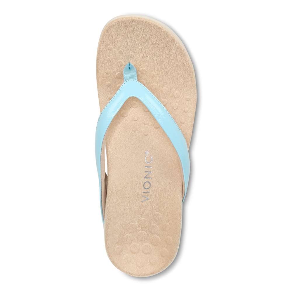 Dillon Toe Post Sandal - Porcelain Blue