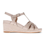 Diva Wedge Sandal - Beige
