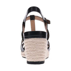 Diva Wedge Sandal - Black