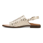Ella Sandal - White Leopard