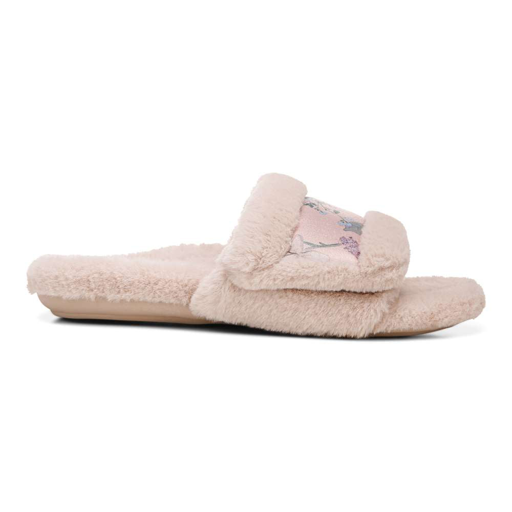 Erma Slipper - Peach Botanical