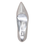 Everly Kitten Heel - Stone Metallic