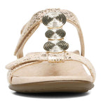 Farra Adjustable Sandal - Blush Snake