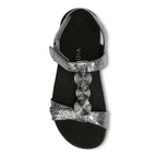 Farra Adjustable Sandal - Charcoal Snake