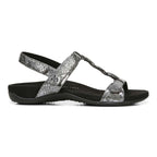 Farra Adjustable Sandal - Charcoal Snake