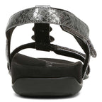 Farra Adjustable Sandal - Charcoal Snake