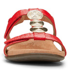 Farra Adjustable Sandal - Cherry Woven