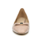 Flavia Block Heel - Barely Nude Croc