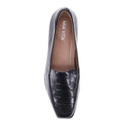 Fran Loafer - Black/Steel Croc