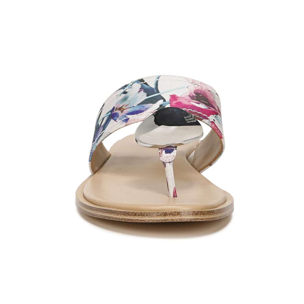 Frankie Toe Post Sandal - Pink Floral