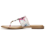 Frankie Toe Post Sandal - Pink Floral
