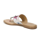 Frankie Toe Post Sandal - Pink Floral