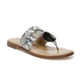 Frankie Toe Post Sandal - Snake Multi