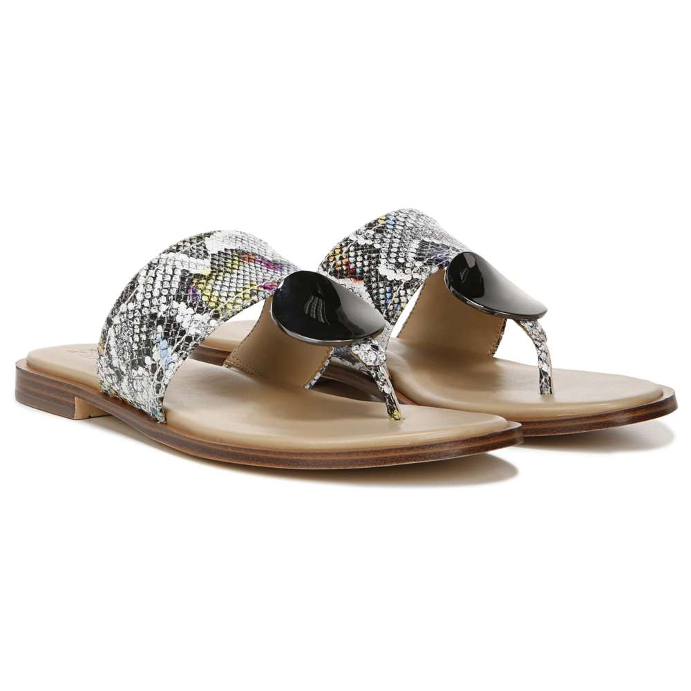 Frankie Toe Post Sandal - Snake Multi