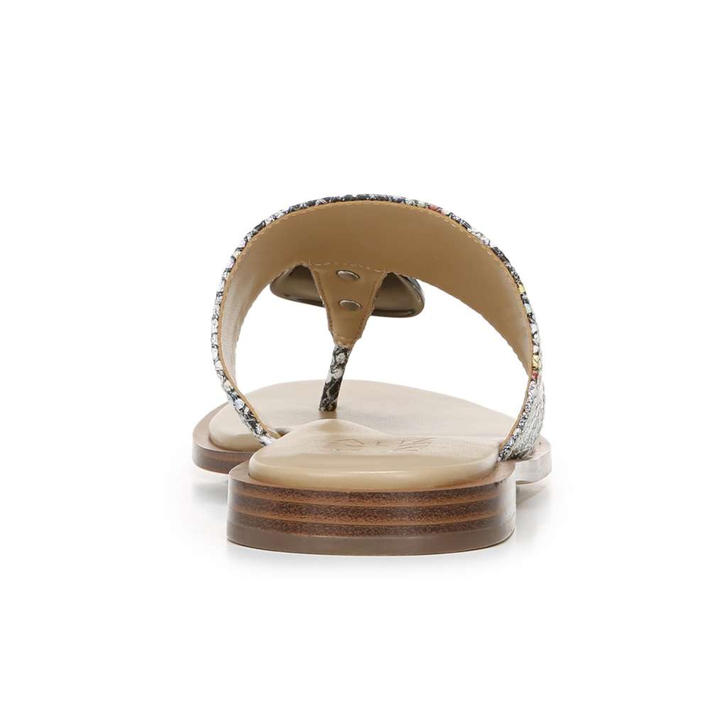 Frankie Toe Post Sandal - Snake Multi
