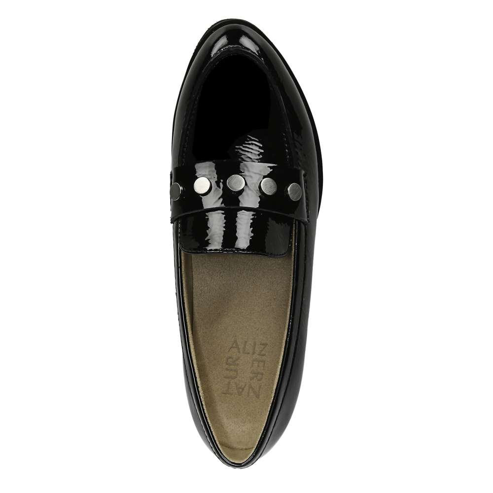 Gaia Slip-On Loafer - Black Patent