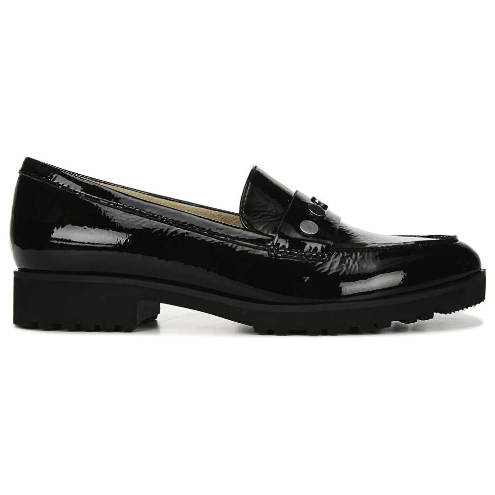 Gaia Slip-On Loafer - Black Patent