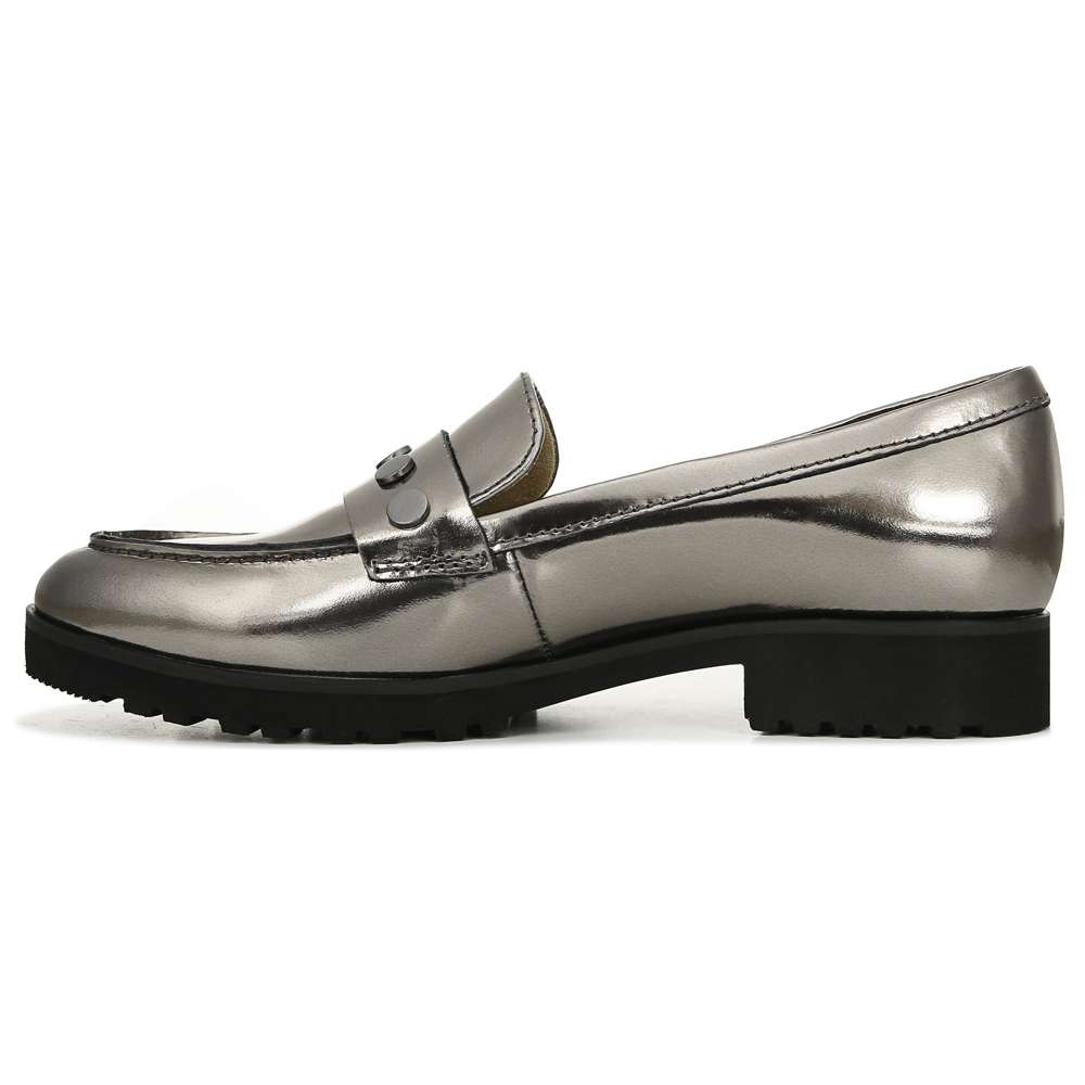Gaia Slip-On Loafer - Pewter
