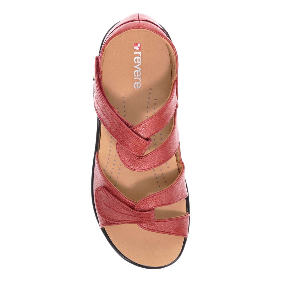 Geneva Sandal - Ruby Metallic