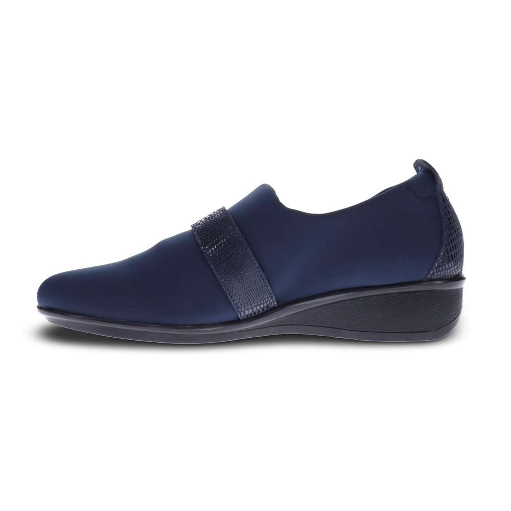 Genoa Stretch Loafer - Navy