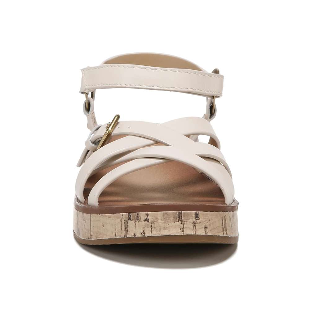 Georgette Sandal - Porcelain