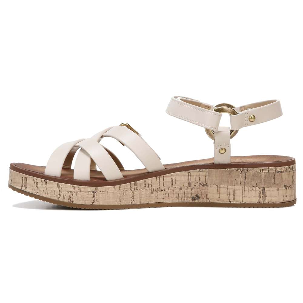 Georgette Sandal - Porcelain