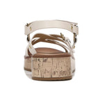 Georgette Sandal - Porcelain