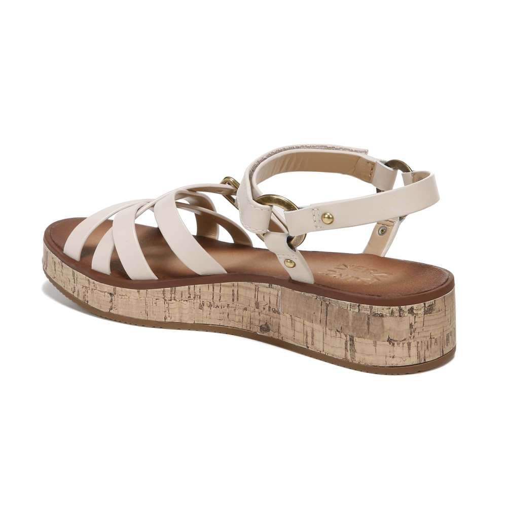 Georgette Sandal - Porcelain