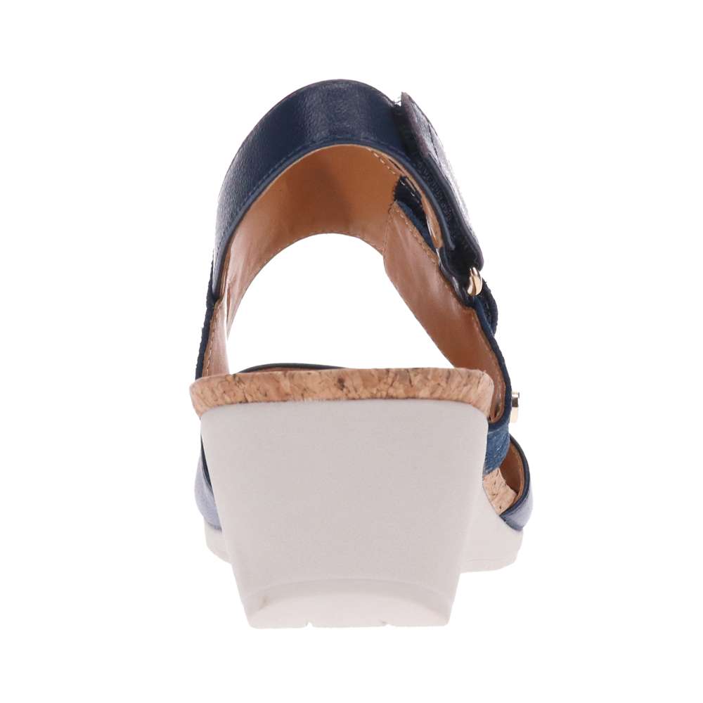 Grenada Wedge - Blue French/Blue Mosaic