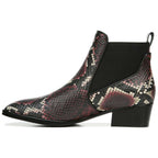 Hailey Bootie - Red Snake