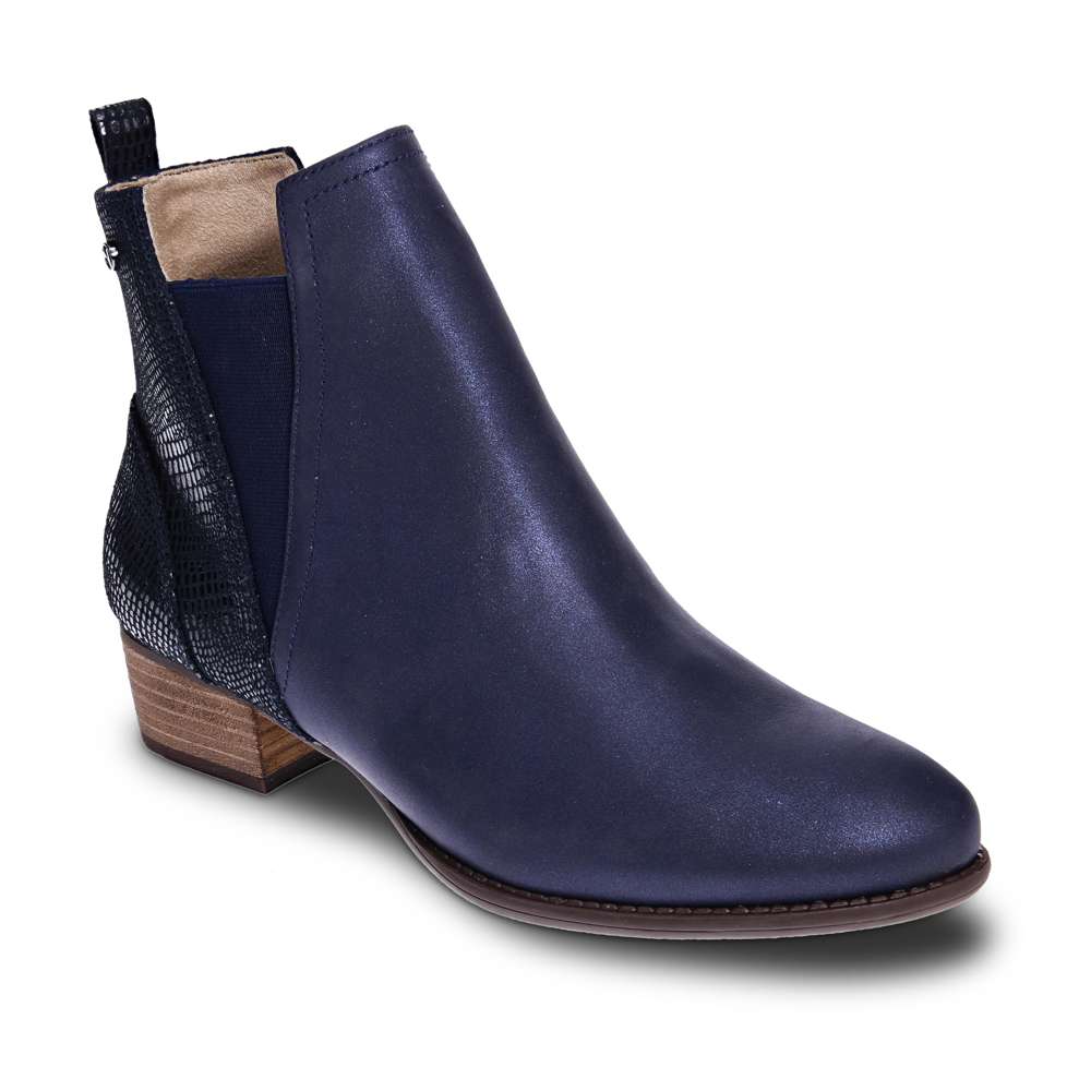 Havana Boot - Sapphire/Navy Lizard