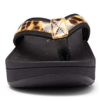 High Tide Platform Sandal - Tan Leopard