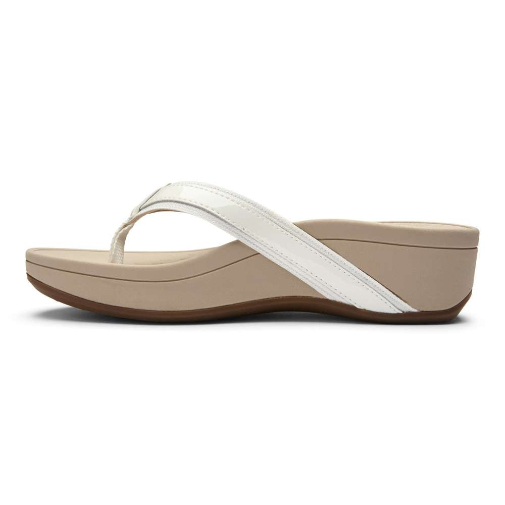 High Tide Platform Sandal - White