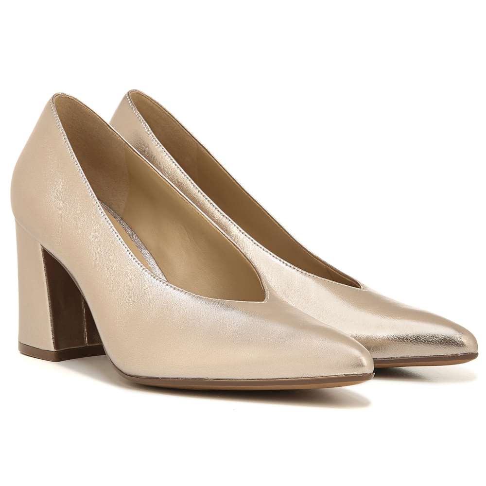 Hope Block Heel - Bronze Metallic