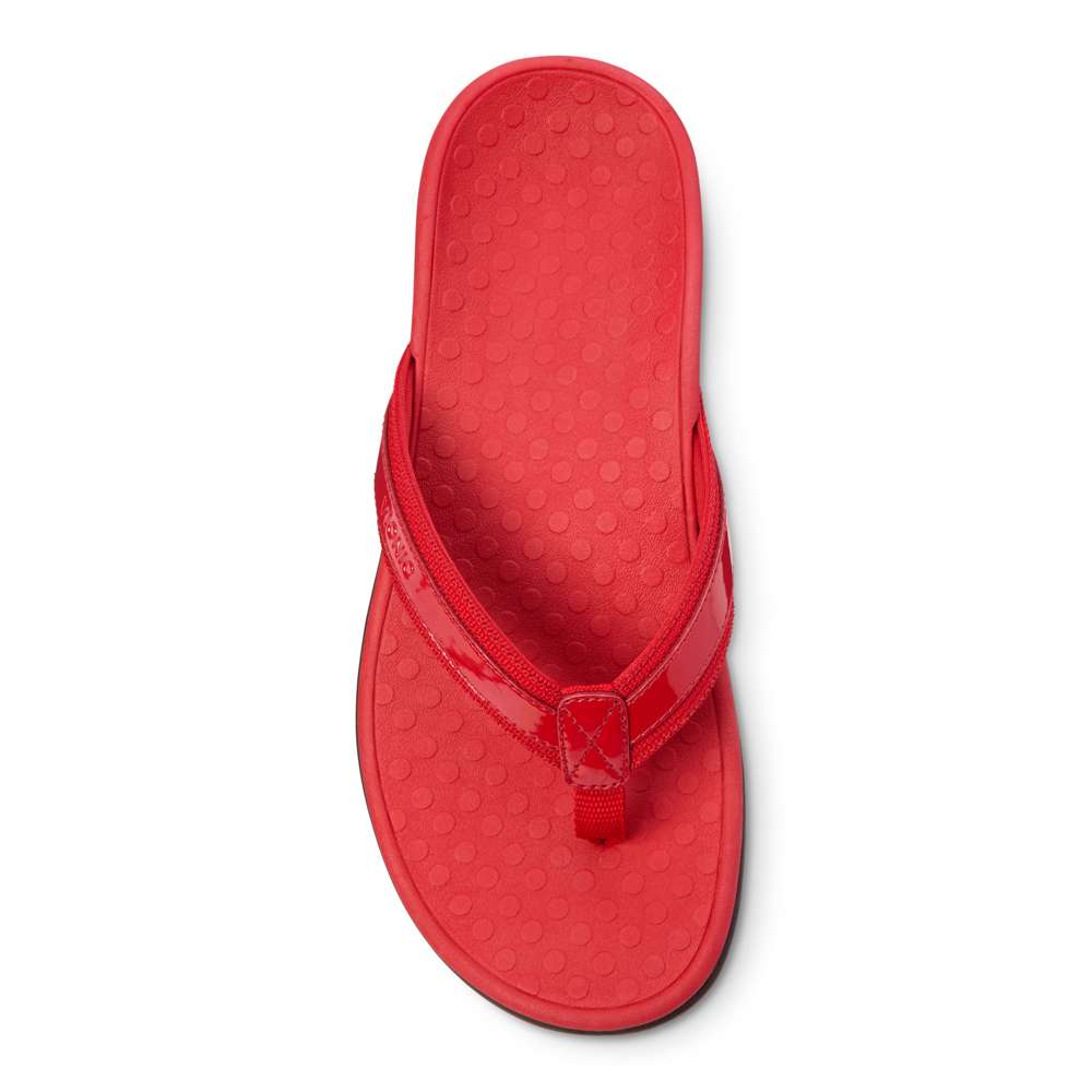 Islander Toe Post Sandal - Red