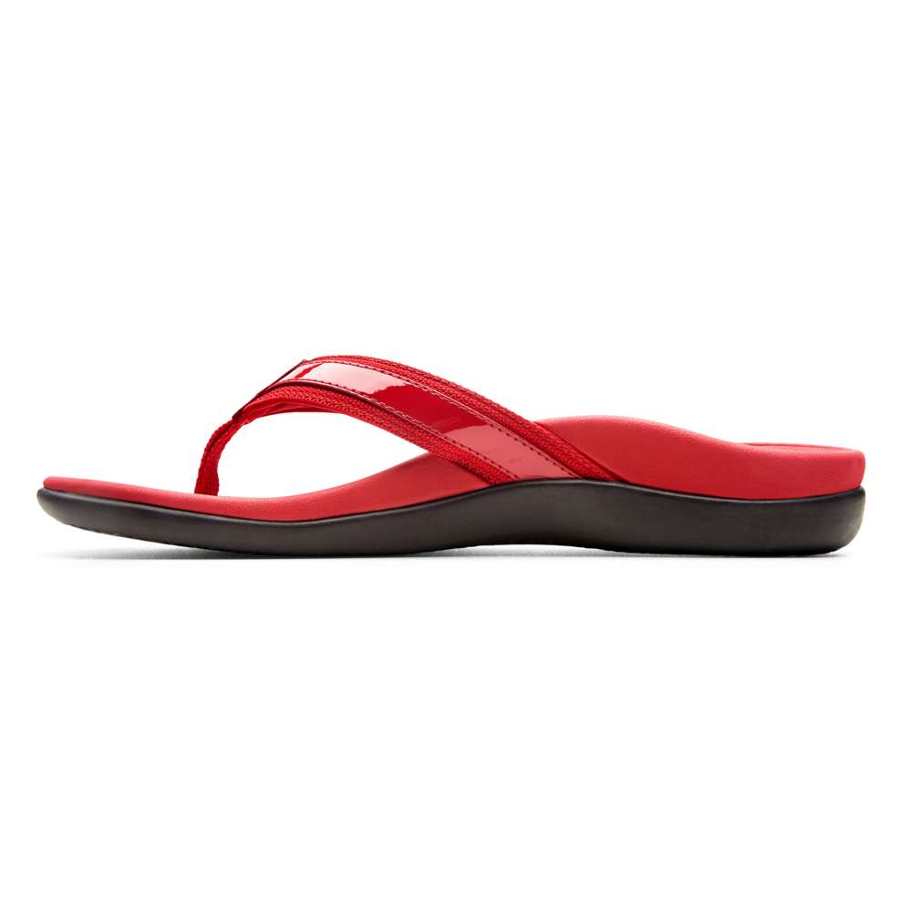 Islander Toe Post Sandal - Red