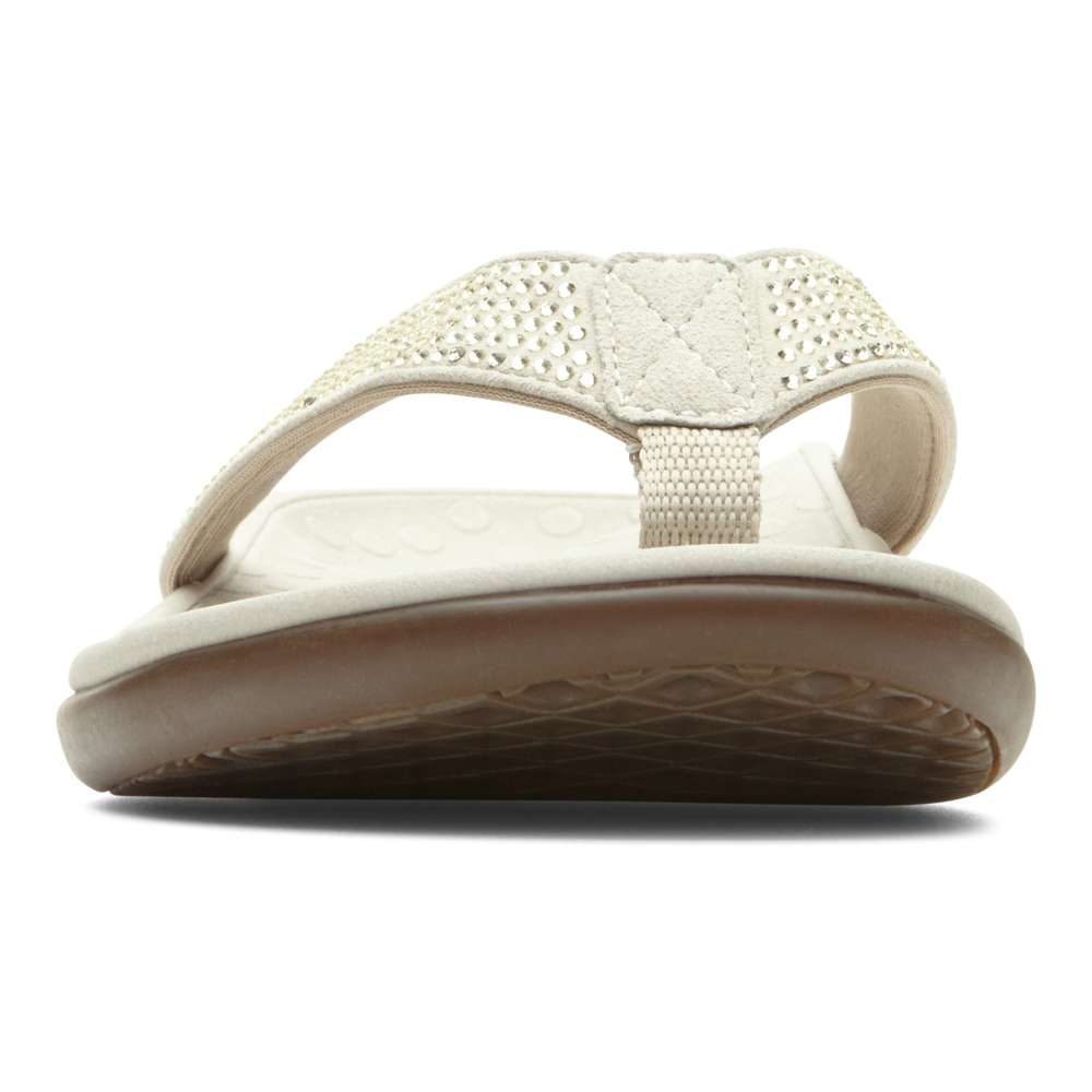 Islander Toe Post Sandal - Champagne