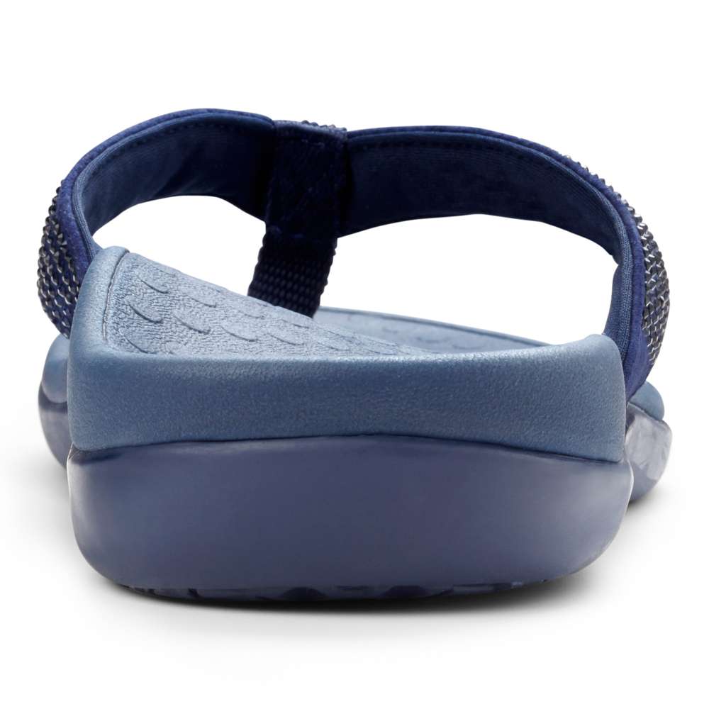 Islander Toe Post Sandal - Navy