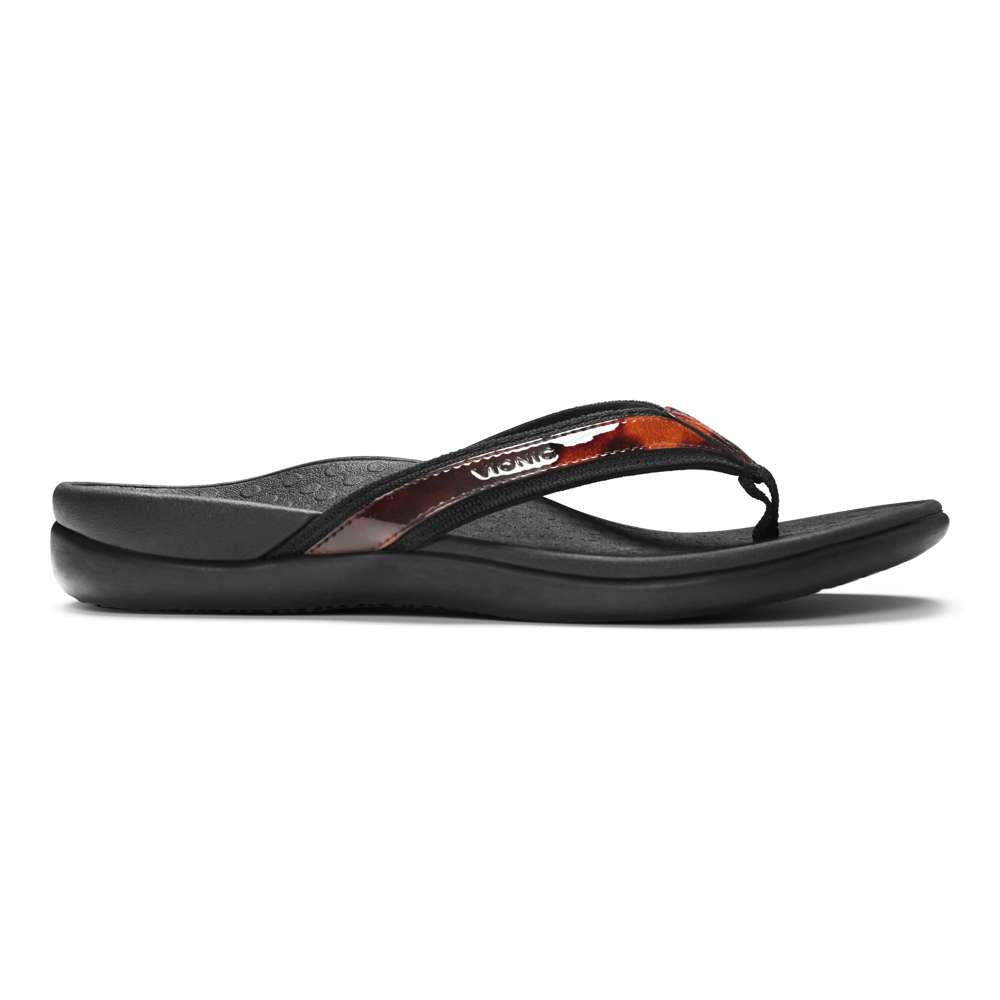 Islander Toe Post Sandal - Tortoise