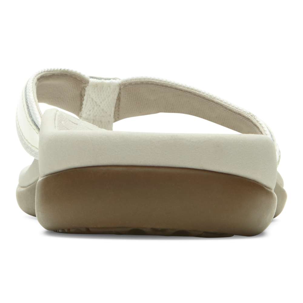 Islander Toe Post Sandal - White