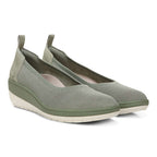 Jacey Knit Wedge - Army Green