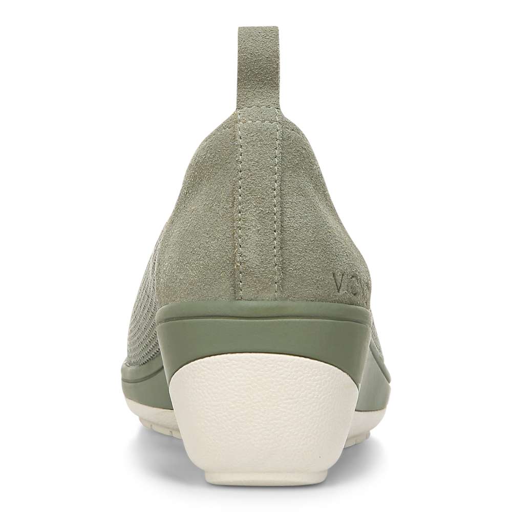 Jacey Knit Wedge - Army Green